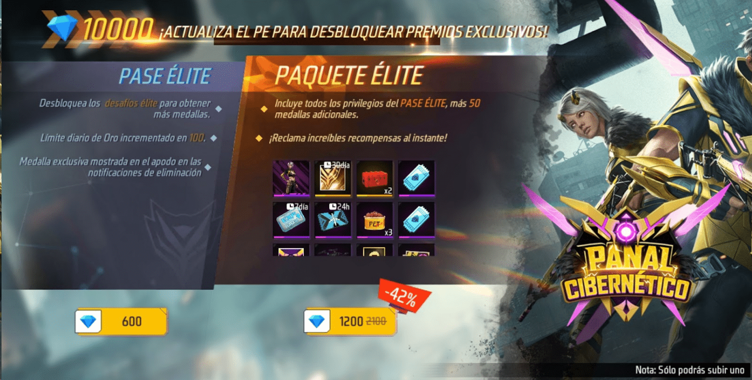 descubre el contenido exclusivo del pase elite de free fire detalles revelados