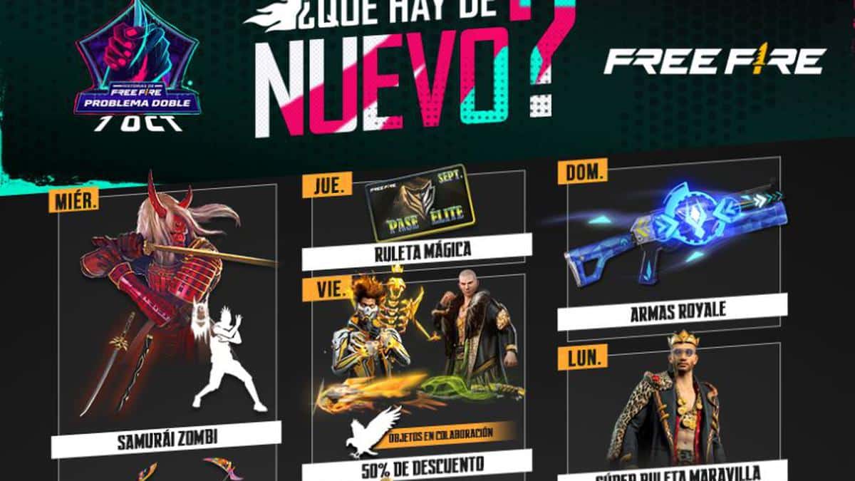 descubre los eventos mas recientes en free fire no te pierdas ninguna novedad